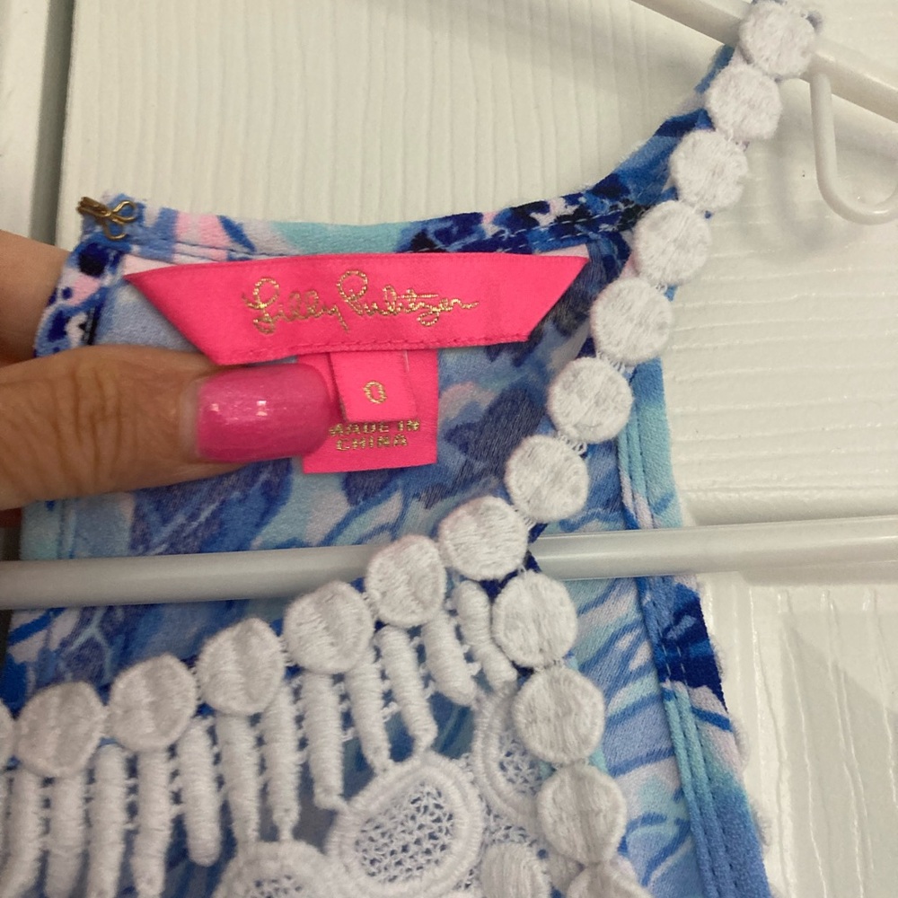 Lilly Pulitzer Soft Pearl Shift Size 0 - image 3